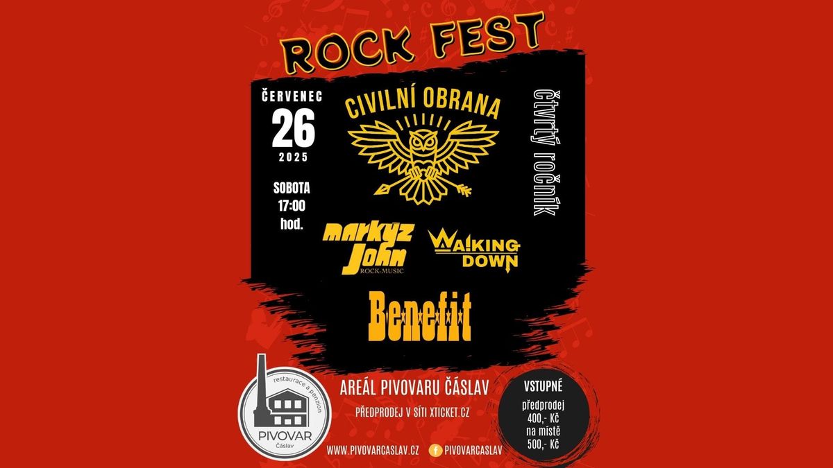 ROCK FEST v pivovaru \u010c\u00e1slav 