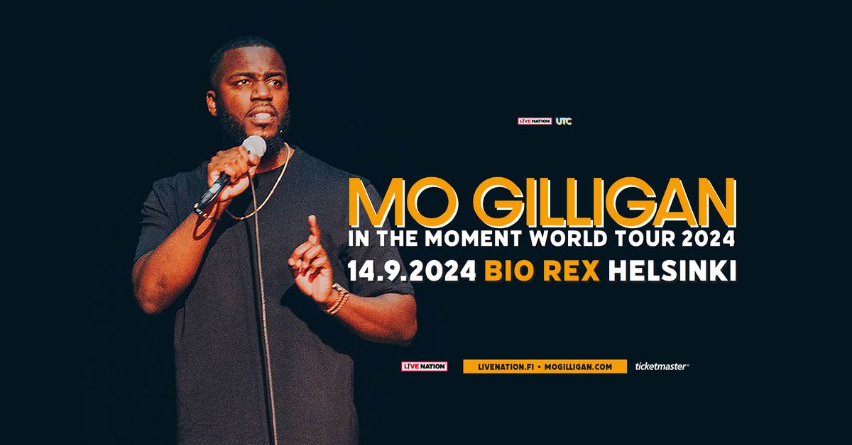 Mo Gilligan (UK): In The Moment World Tour, Bio Rex, Helsinki 14.9.2024