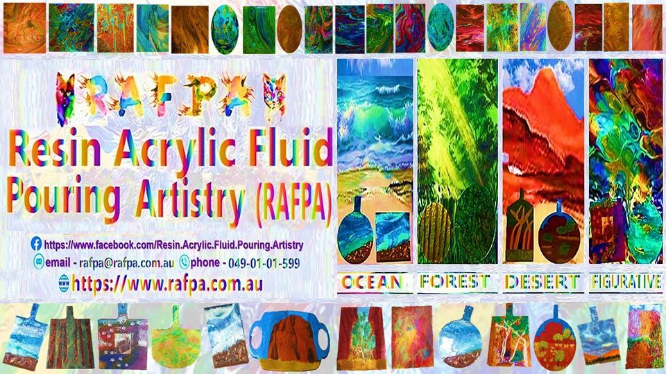 Resin Acrylic Fluid Pouring Artistry (RAFPA) Workshop