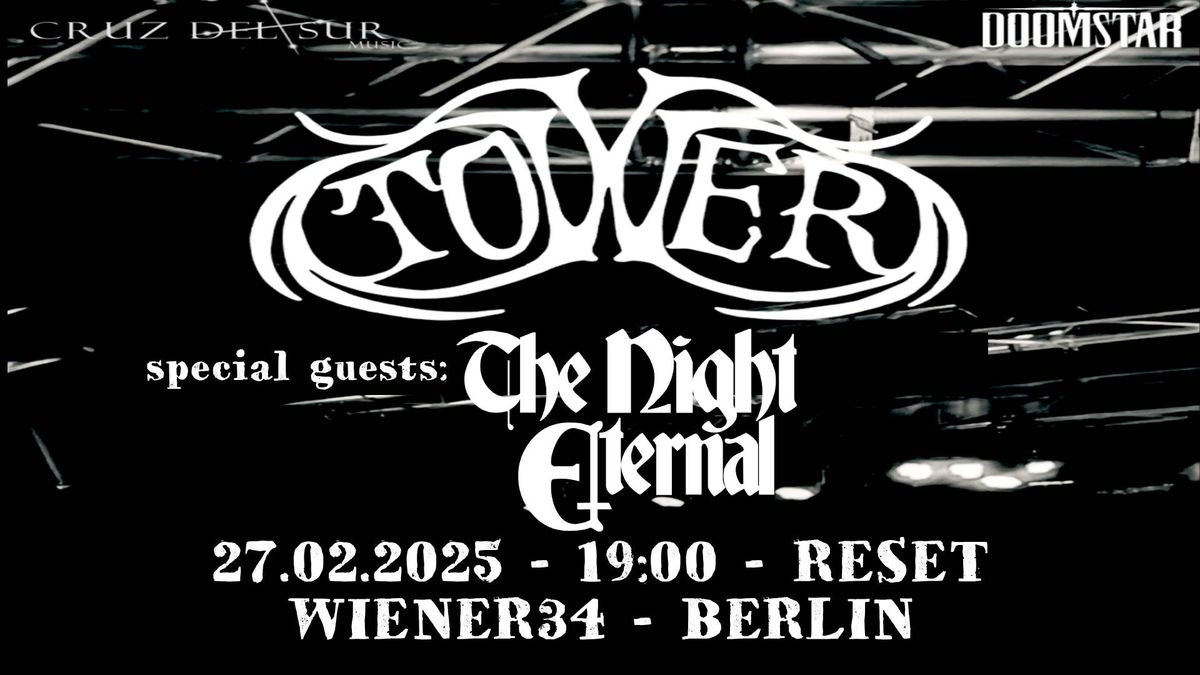 TOWER (NYC Heavy Metal) + The Night Eternal (Essen Heavy Metal) in RESET