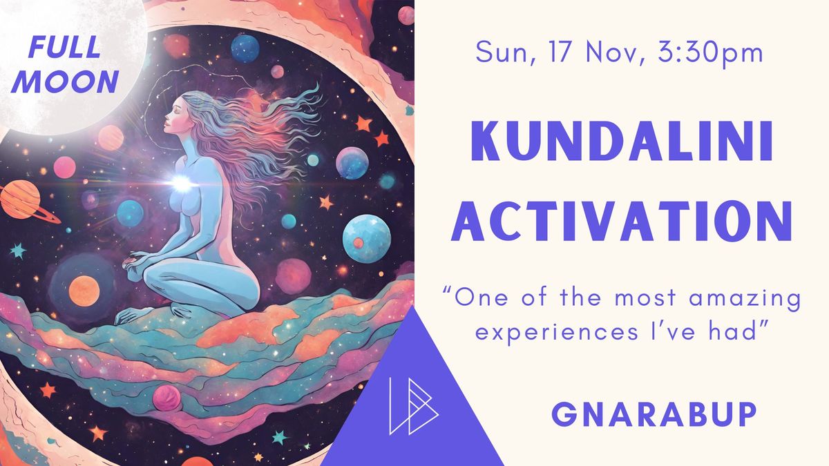 FULL MOON Kundalini Activation & Bodywork | Gnarabup