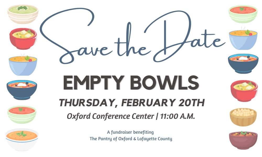 SAVE THE DATE! Empty Bowls 2025