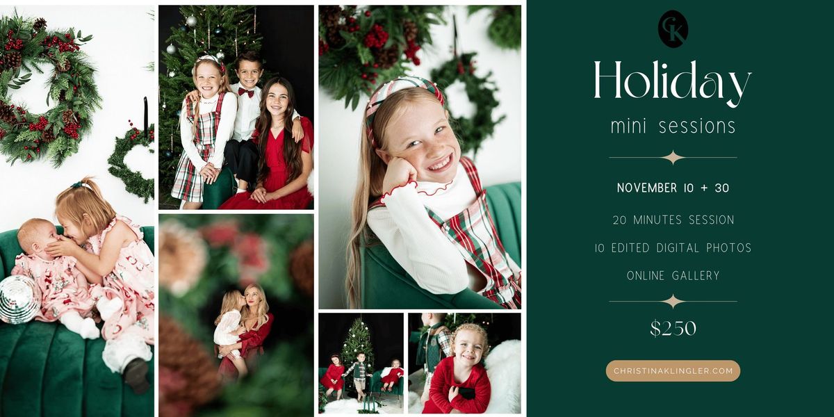 Holiday Mini Photo Sessions