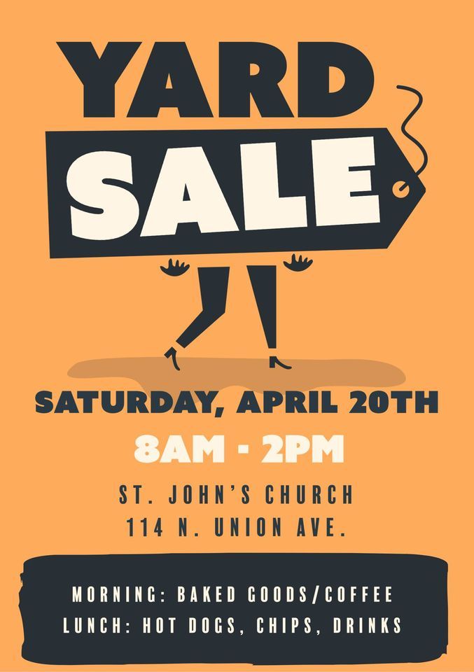 St. John's Spring Yard Sale (during HdG citywide yard sale)