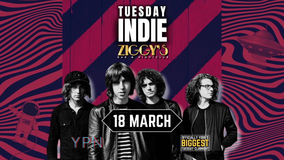 Tuesday Indie At Ziggy's - 18th March