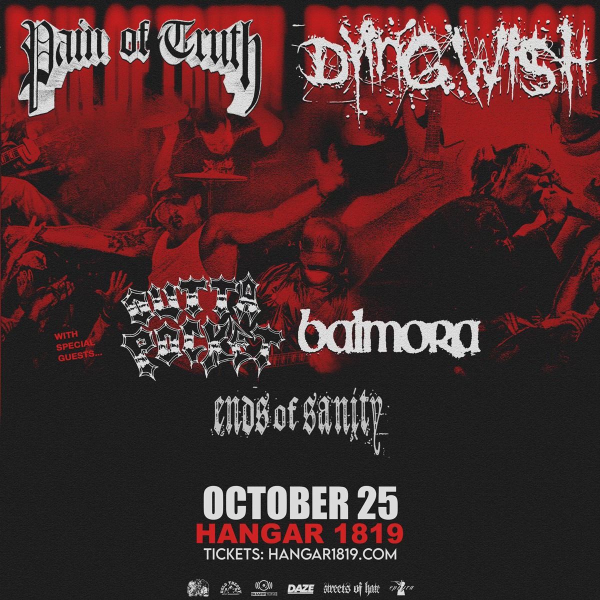 Pain Of Truth & Dying Wish co-headliner at Hangar 1819 | 10\/25\/24