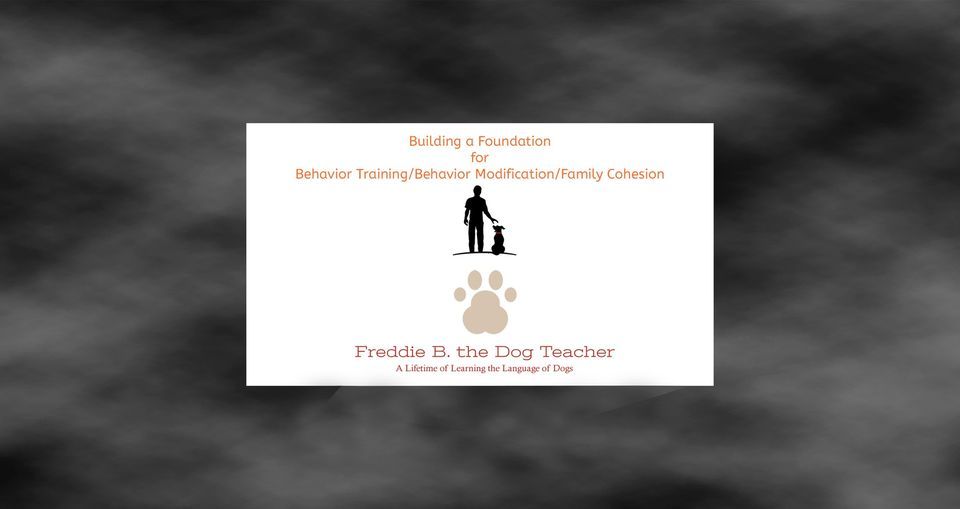 Building a Foundation for Behavior Training-Modification-Family Unity Seminar
