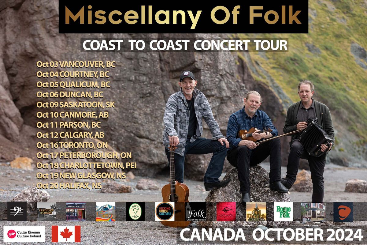 MISCELLANY OF FOLK CANADA TOUR OCTOBER 2024