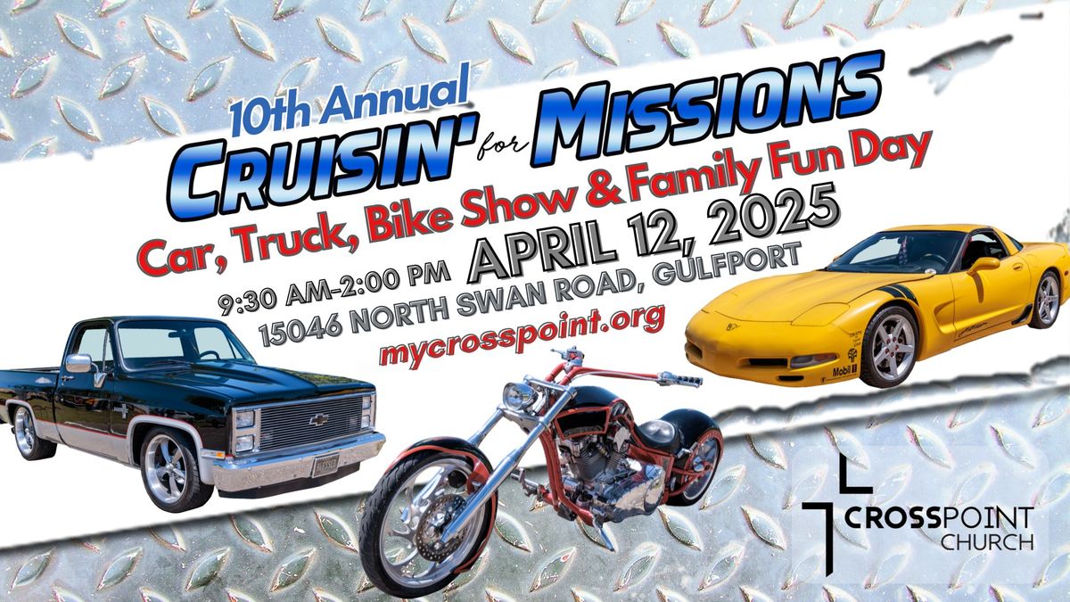 10th Annual Cruisin' for Missions & Family Fun Day