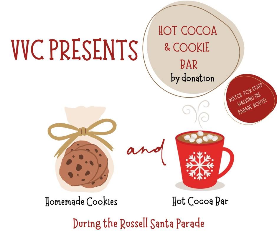 Russell Santa Parade Hot Cocoa and Cookie Bar 