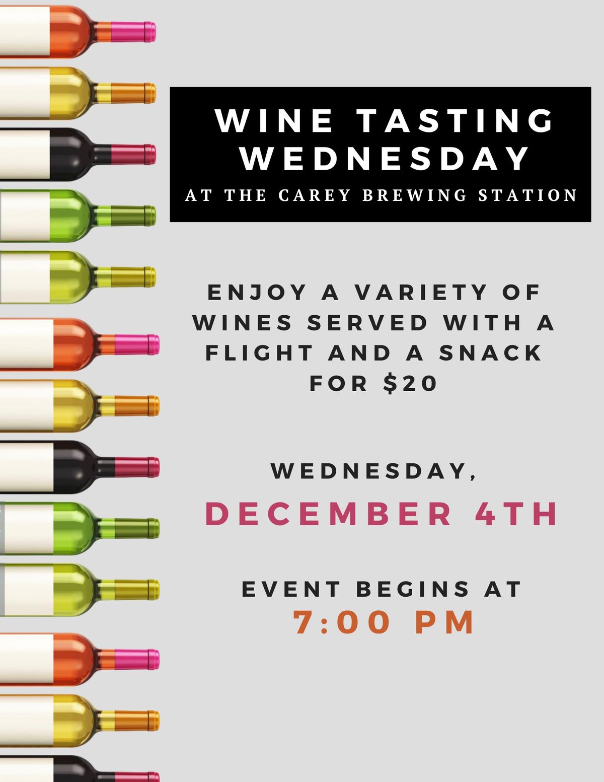 Wine Tasting Wednesday - Hosted by Miranda!