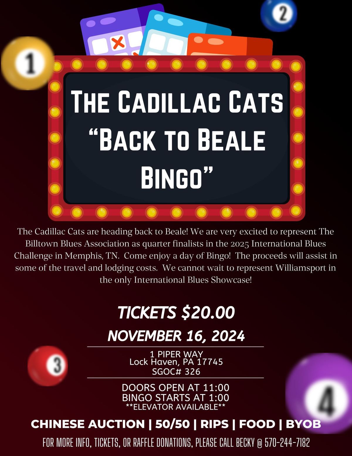 \u201cBack to Beale\u201d Bingo 