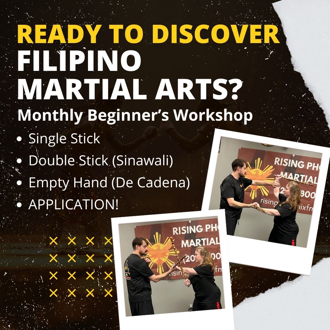 Filipino Martial Arts (Arnis) Beginner\u2019s Workshop 