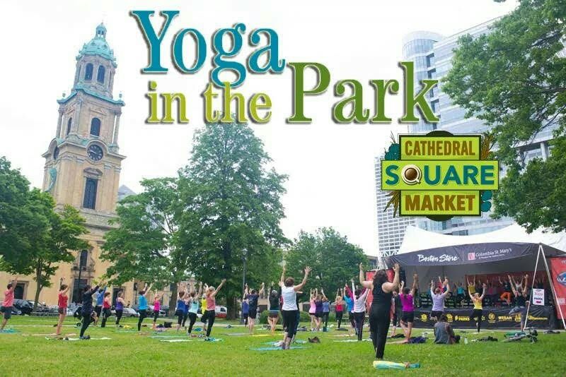 Yoga at Cathedral Square (Free)