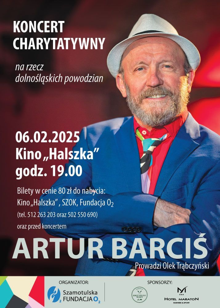 Artur Barci\u015b SHOW charytatywny koncert dla dolno\u015blaskich POWODZIAN