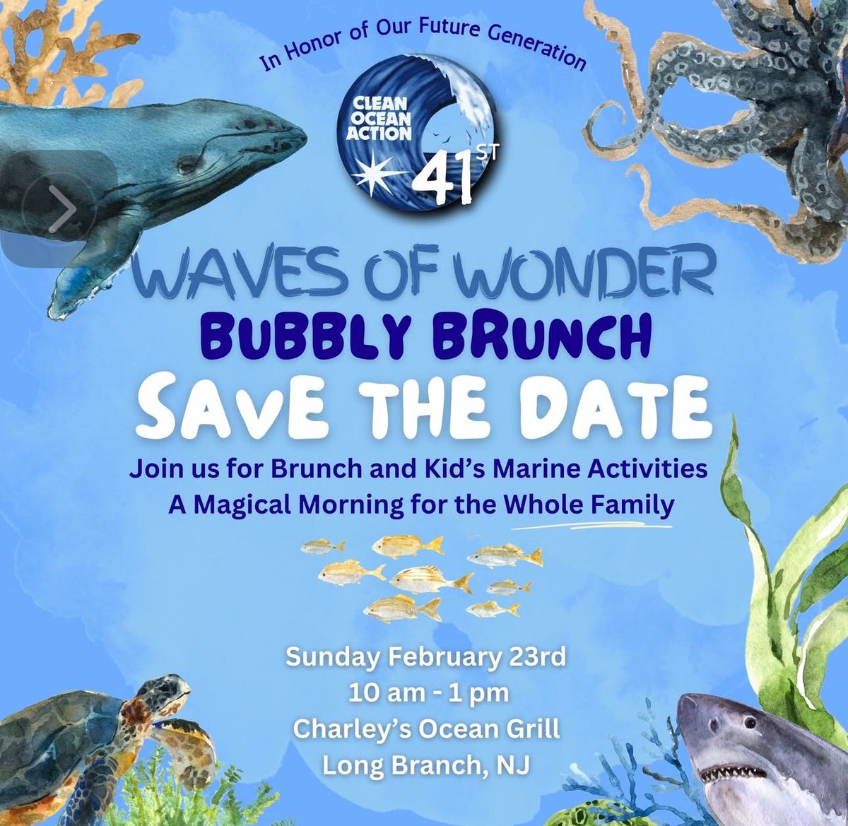 Waves Of Wonder Bubbly Brunch & Mini-Marine Carnival