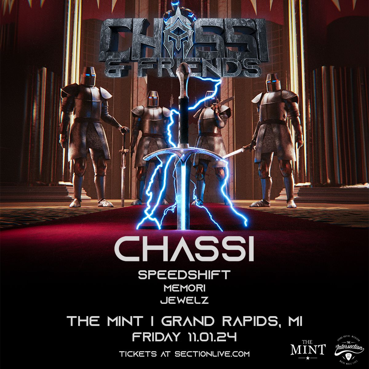 Chassi & Friends 2024 Tour at The Mint - Grand Rapids, MI