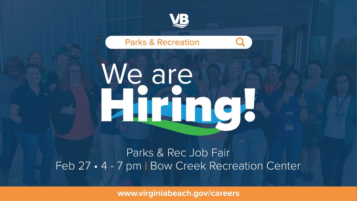 Parks & Rec Job Fair