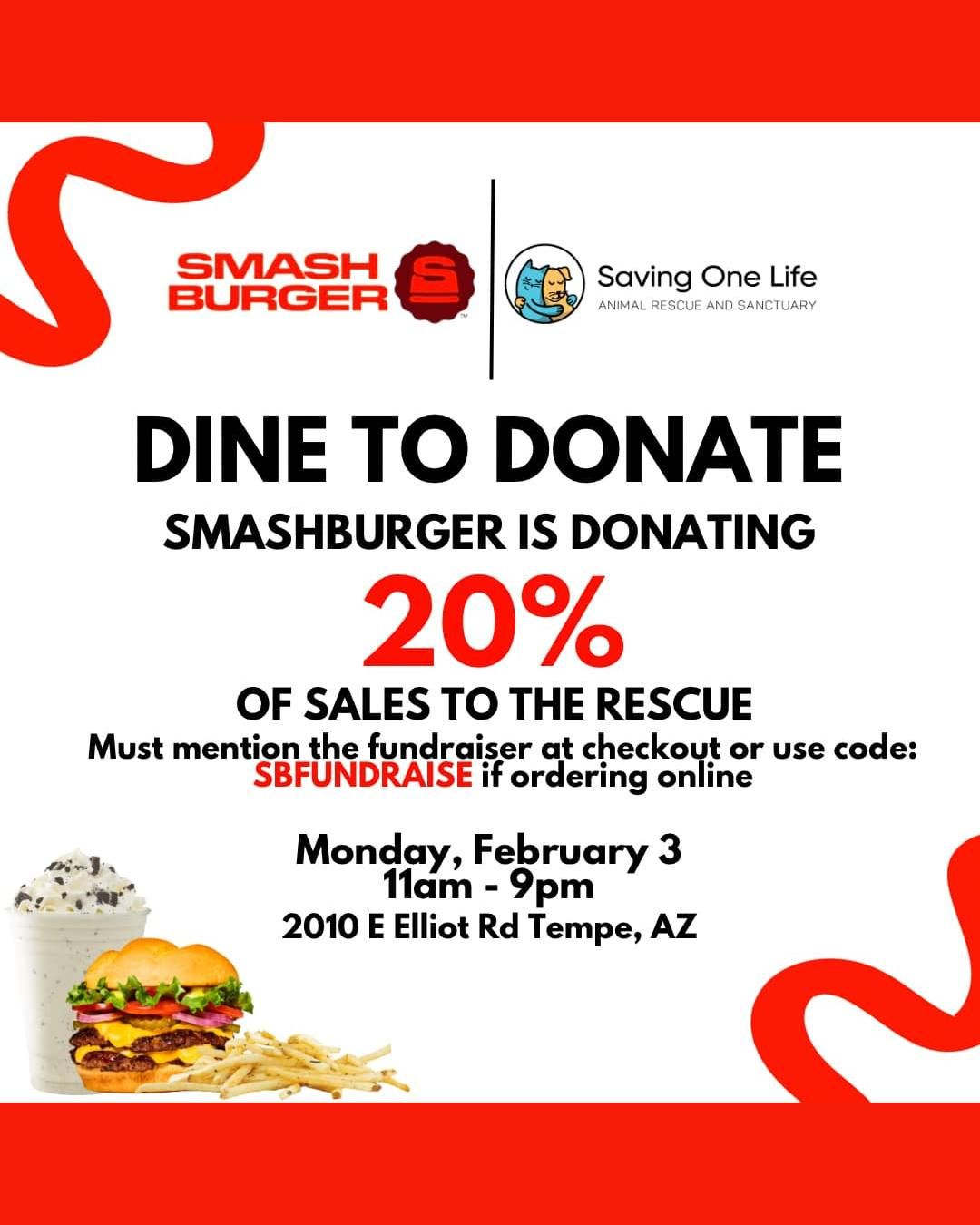 Fundraiser Event for Saving One Life Animal Rescue