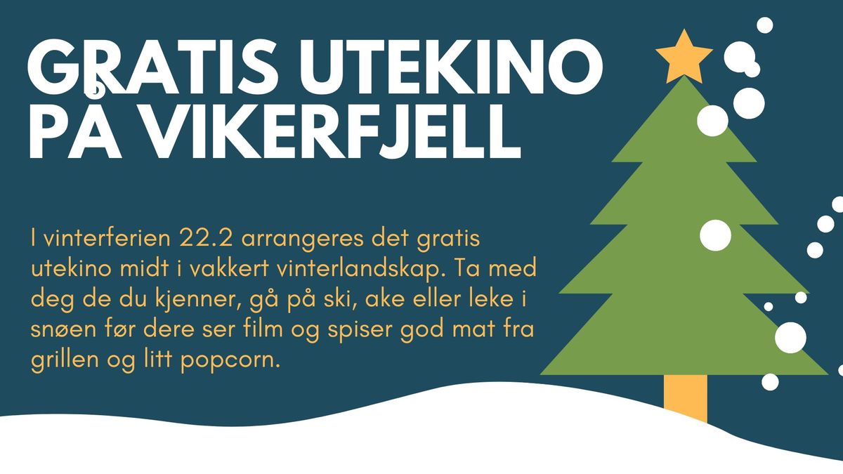 GRATIS UTEKINO I SN\u00d8EN P\u00c5 RINGERUDSETRA \/\/ 1 BARNEFILM 1 VOKSENFILM