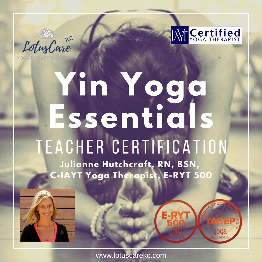 Yin Yoga Teacher Certification 