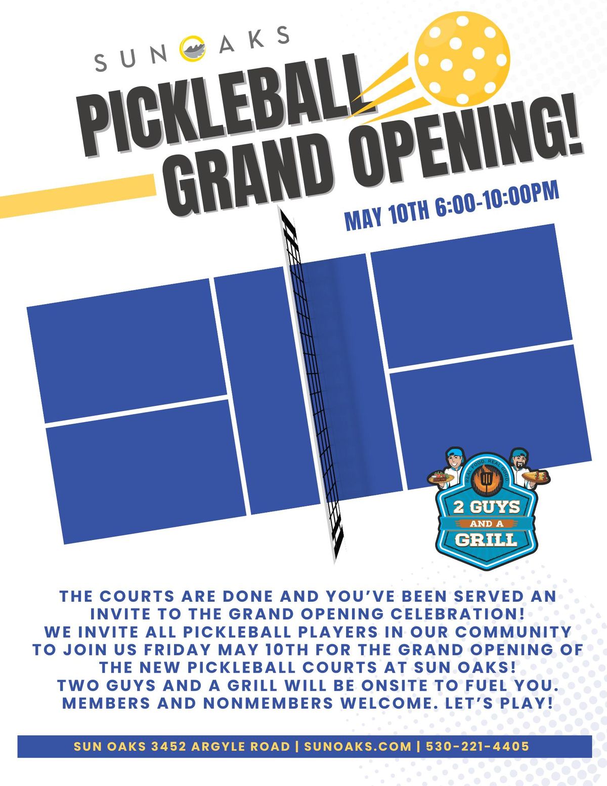 Pickleball Grand Opening!