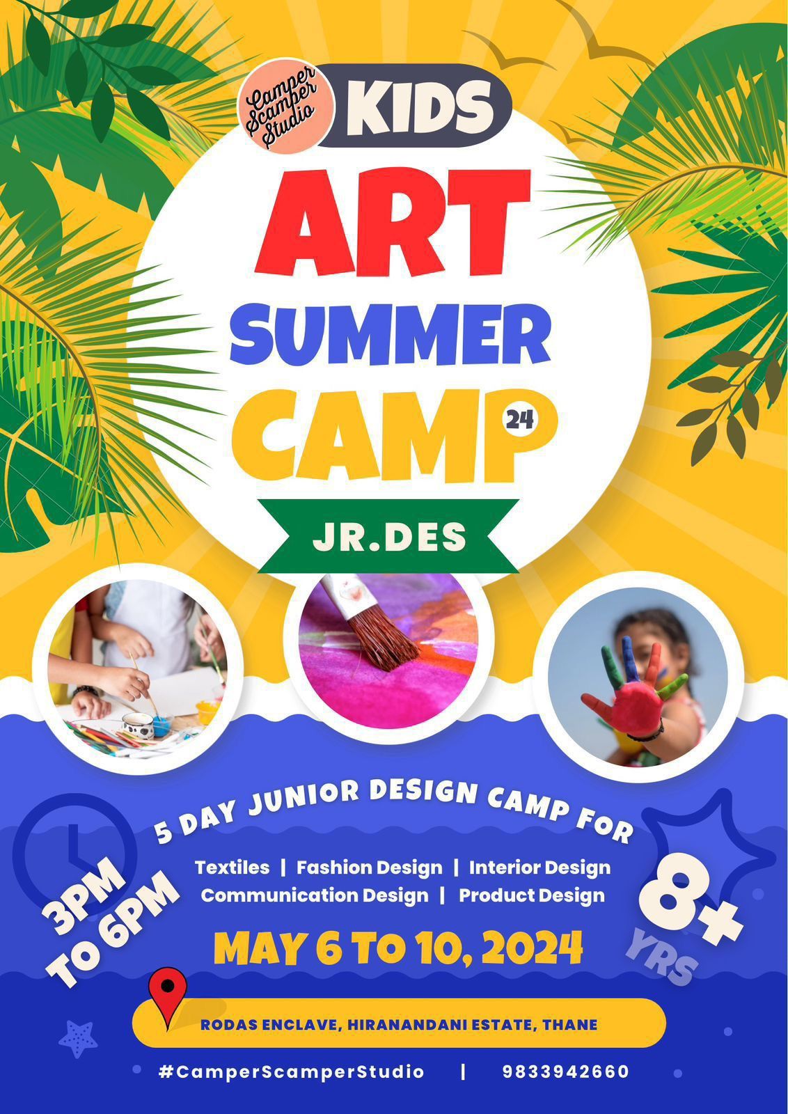 Kids Art Summer Camp 24 - Jr.Designer