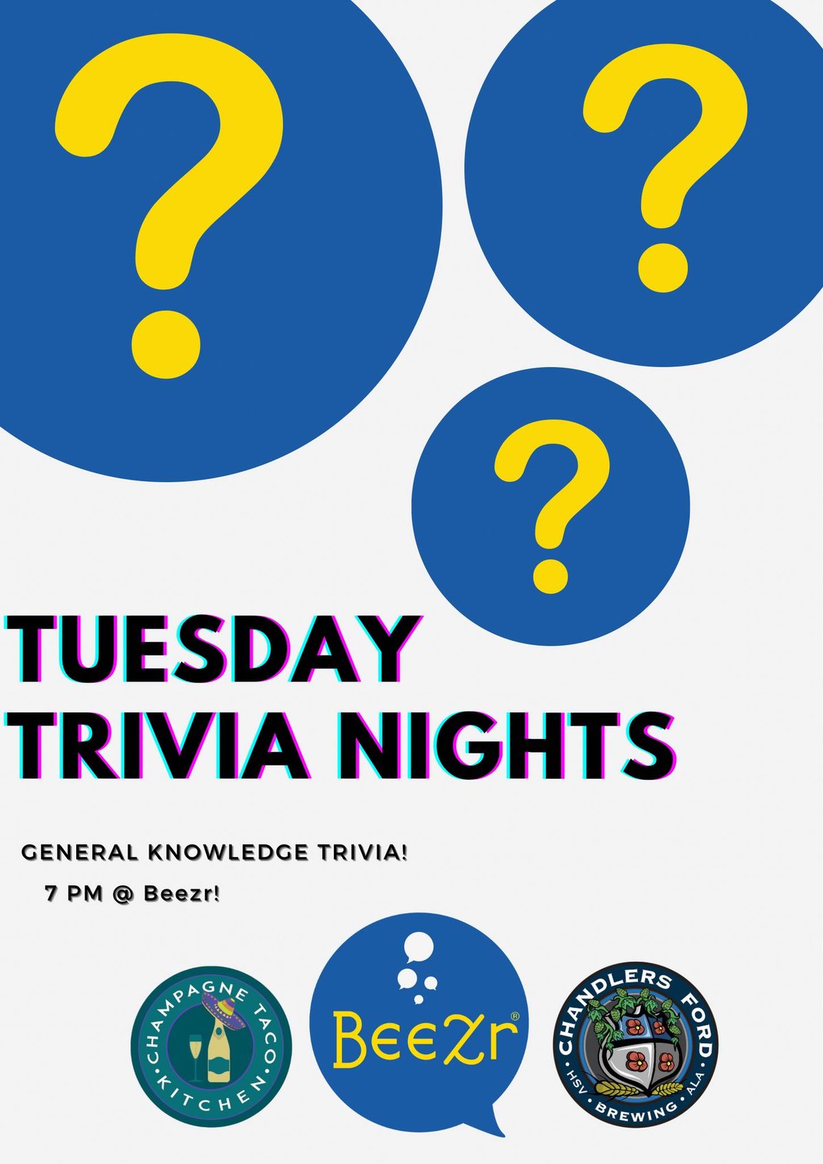 Tuesday Trivia Night @ BeeZr!