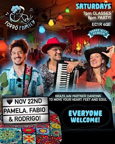 Forr\u00f3 Family Live - Brazillian partner dancing in London