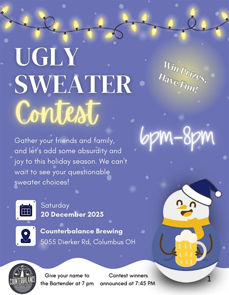 Ugly Sweater Contest