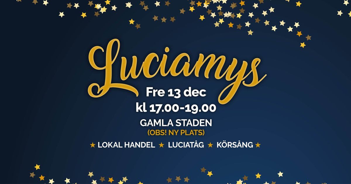 Luciamys i Gamla Staden Eskilstuna