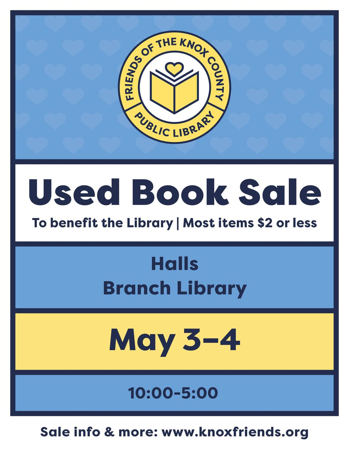 Hall Branch Used Book Sale