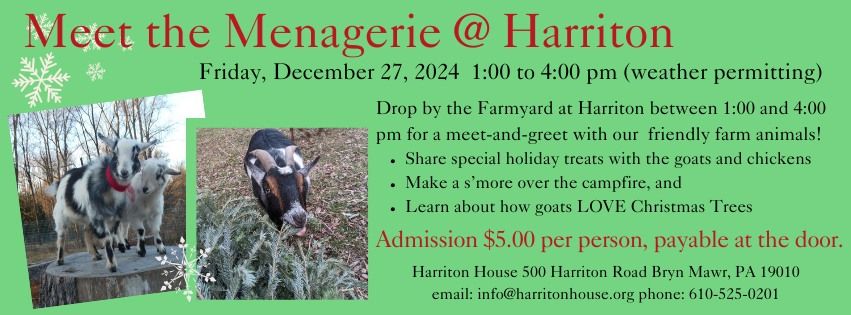 Meet the Menagerie @ Harriton