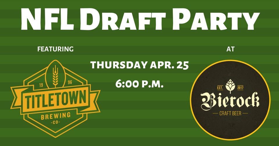 NFL Draft Pint Glass Giveaway with Titletown