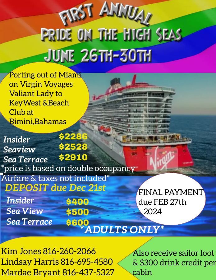 First ANNUAL Pride on the High Seas