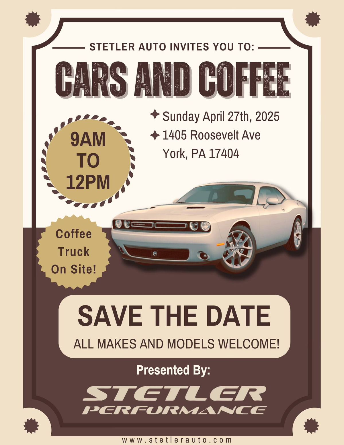 2025 Stetler Cars and Coffee