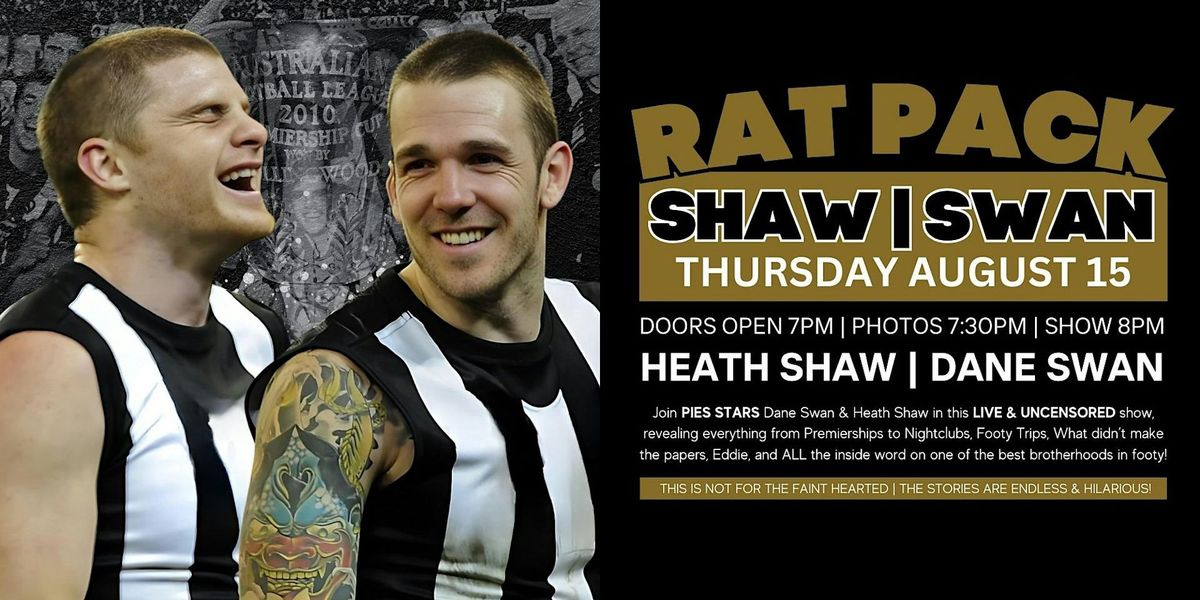 RAT PACK ft Dane Swan & Heath Shaw LIVE at The Camfield, Perth!