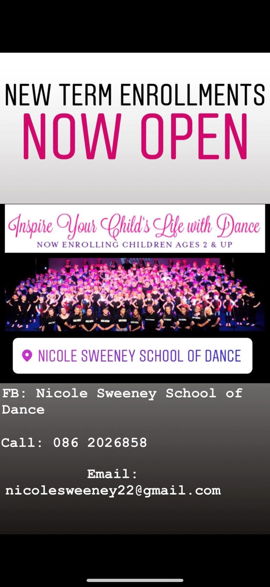 Nicole Sweeney School of Dance: New Term Begins