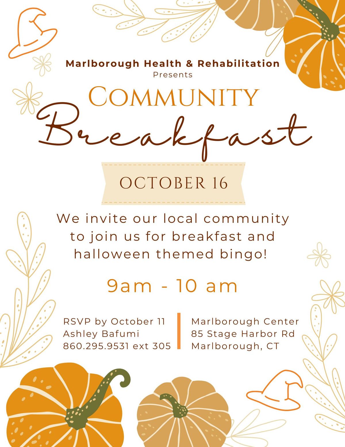 Community Breakfast & Bingo