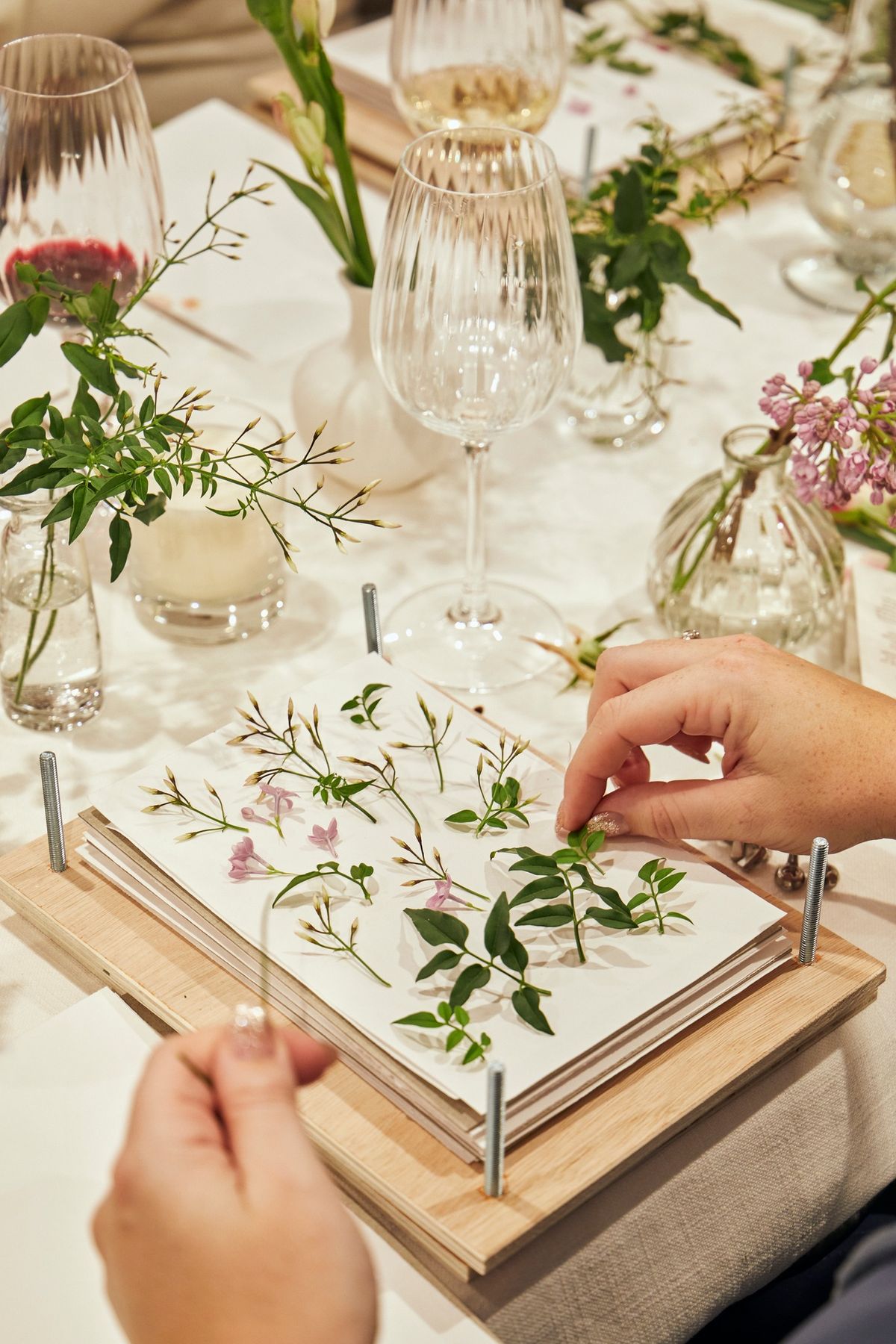 The White Company Flower Press Workshop with Flower & Press in Norwich