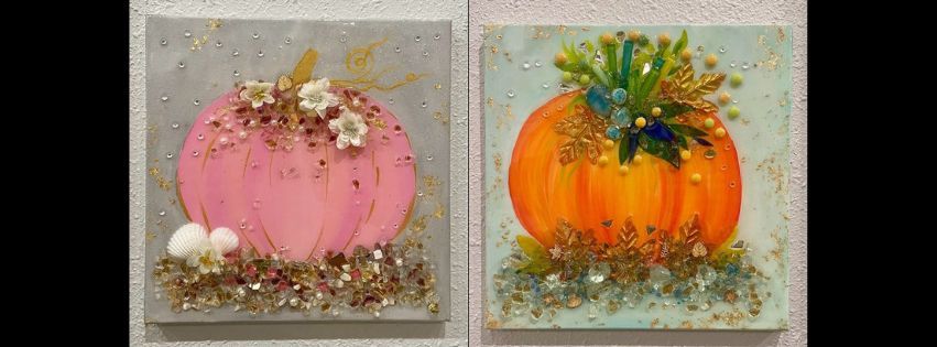 Mixed Media Glamorous Gourds