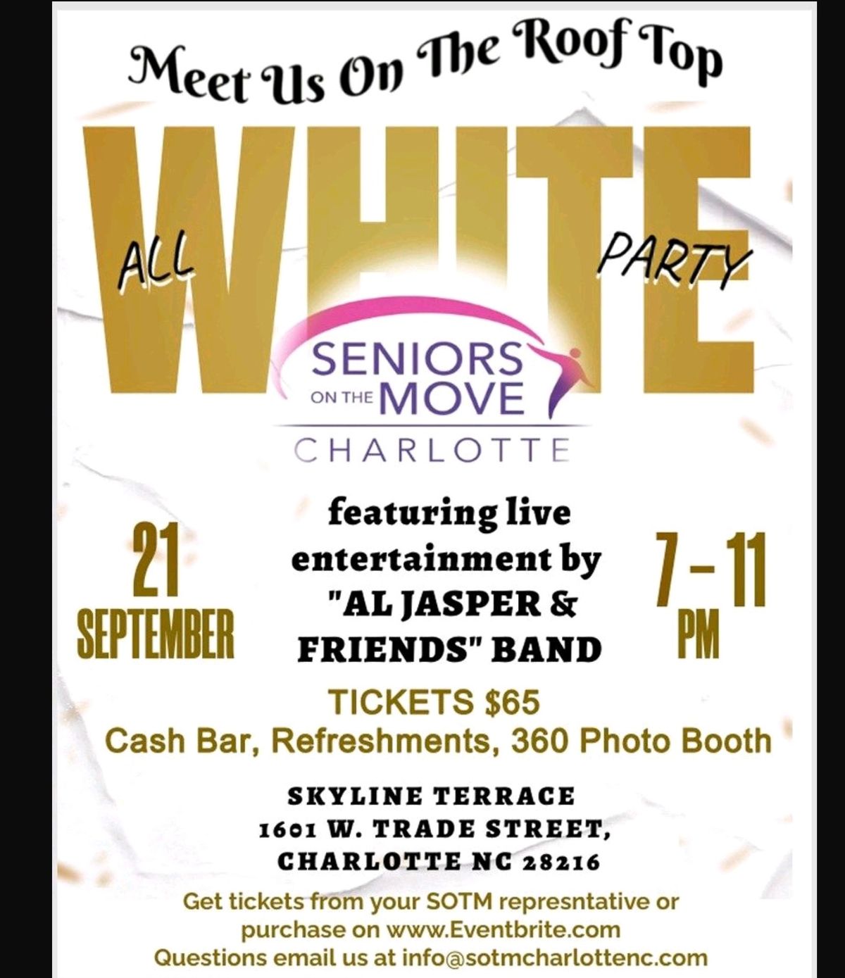 Seniors On The Move 2024 All-White Attire Party