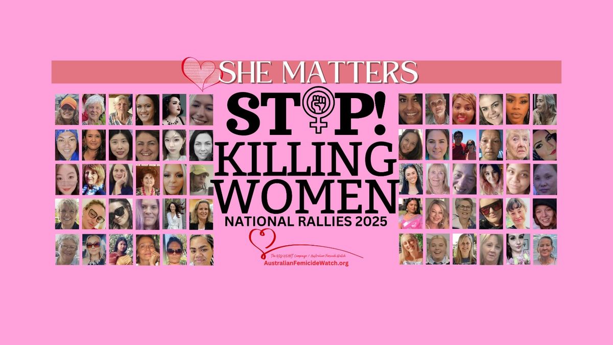 She Matters- Stop Killing Women Rally Djilang\/Geelong