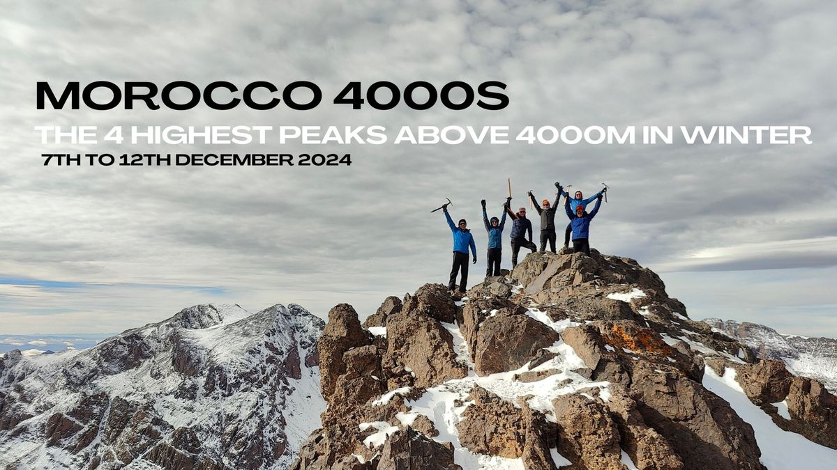 Morocco Expedition 4 x 4000m Peaks - Introduction to winter mountaineering course 