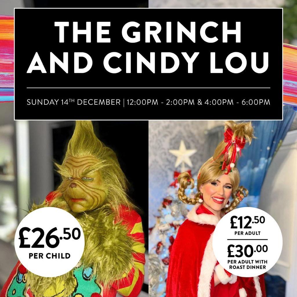 The Grinch and Cindy Lou at The Shankly Hotel