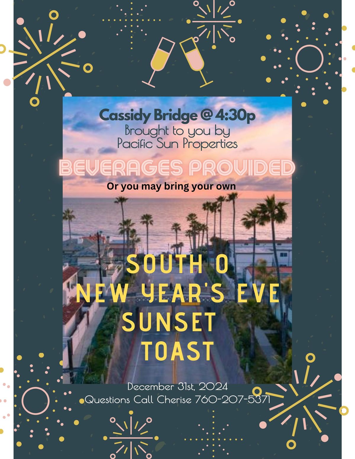 New Years Eve Sunset Toast