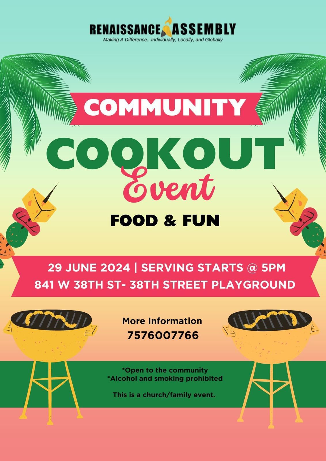 Community Cookout Event 