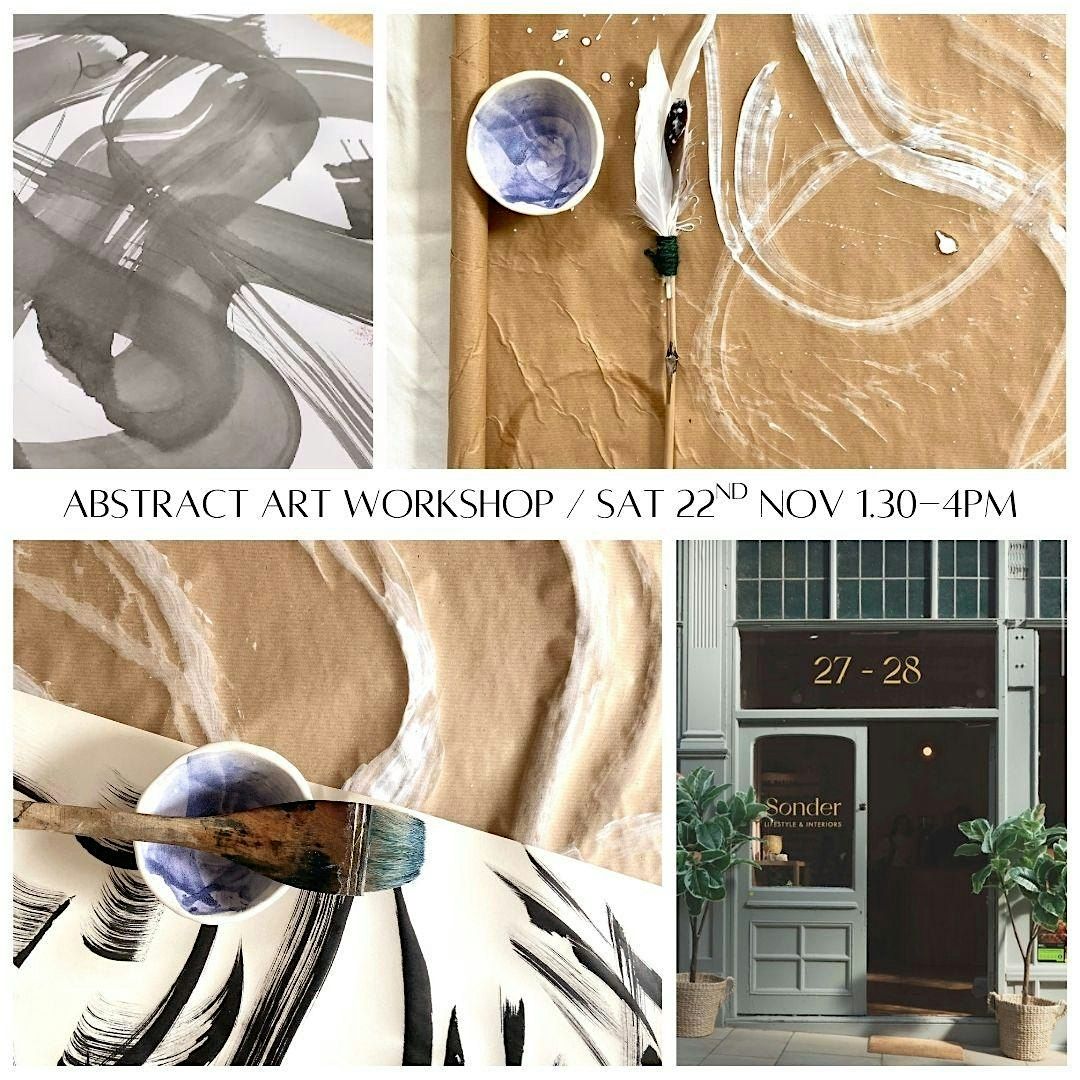 Abstract Art Workshop at Sonder, Leeds