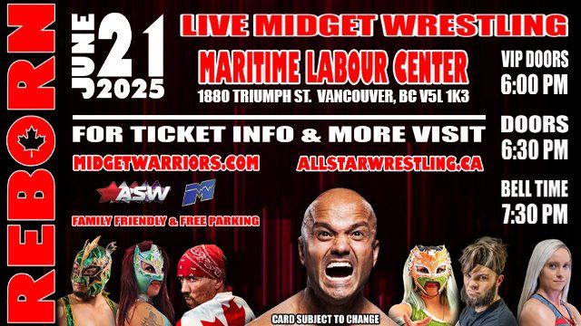 Midget Wrestling Warriors "Reborn" Tour