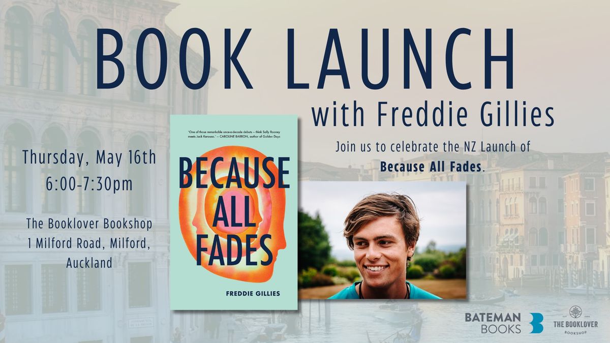 Book Launch - Because All Fades